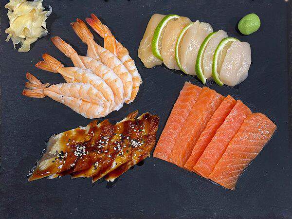 Лосось sushi & oysters - Сашими Креветка