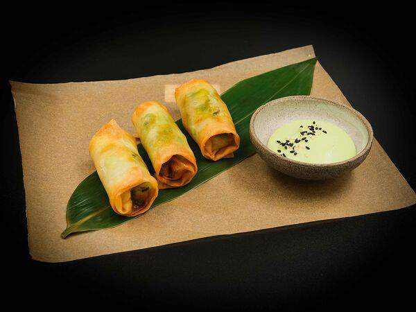 Ramenboy - Спринг-роллы с креветкой и соусом васаби