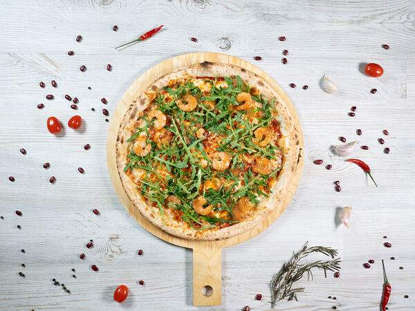 Casa di Giulia - Пицца Креветки и руккола