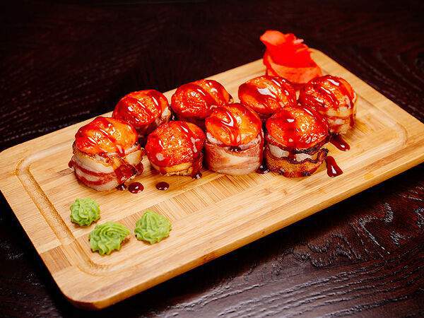 Гастро-бар Hearts - Запеченный ролл Сытый самурай