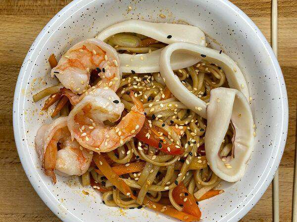 Кухнякафе - Wok с морепродуктами