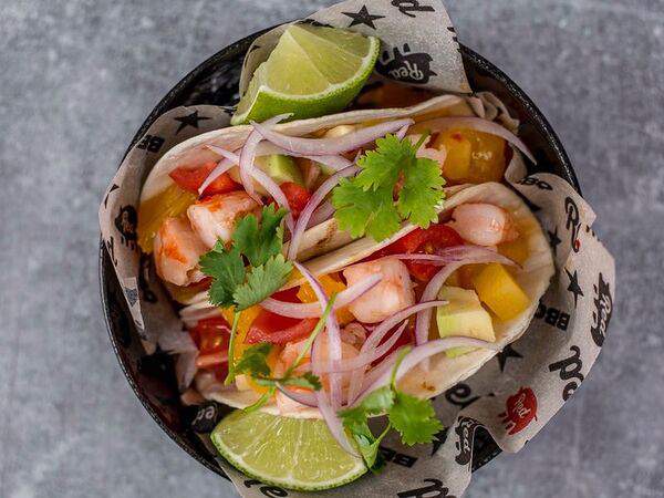 Red BBQ - Тако с креветкой