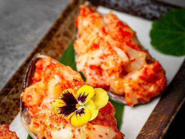 Фиши - Запеченая мидия в спайси соусе