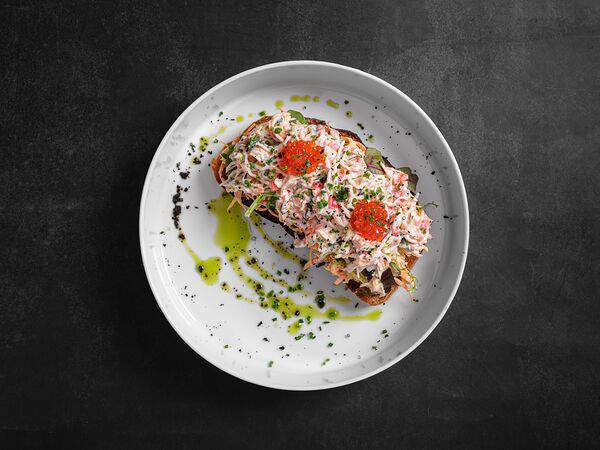 More & More - Брускетта с крабом