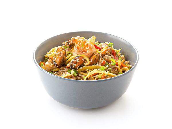 Суши Шоп - Рис Теппаньяки с морепродуктами