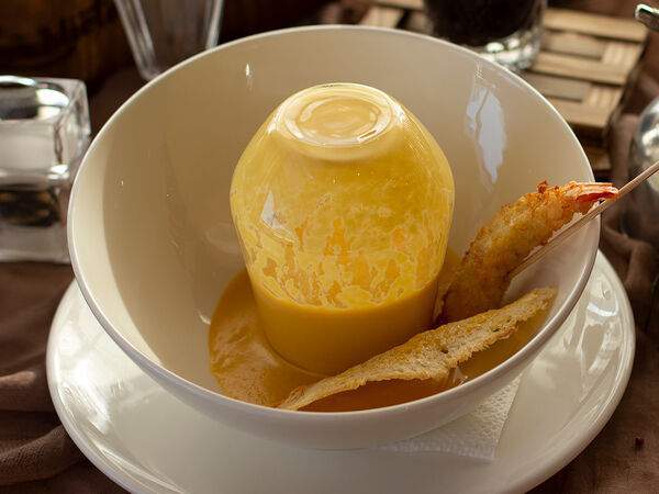 Библиотека №1 - Скандинавский сырный крем-суп с креветкой