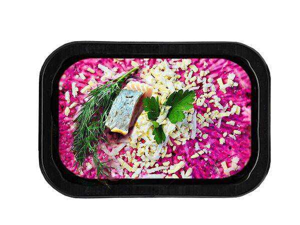 Тарелка - Сельдь под шубой