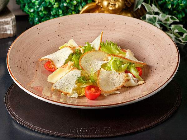 Крендель - Салат Цезарь с креветками