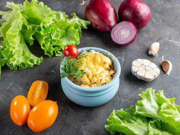 Шашлычок - Жюльен с курицей