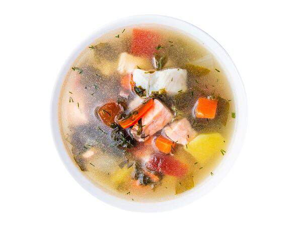 Мандарин - Рыбный суп со щавелем