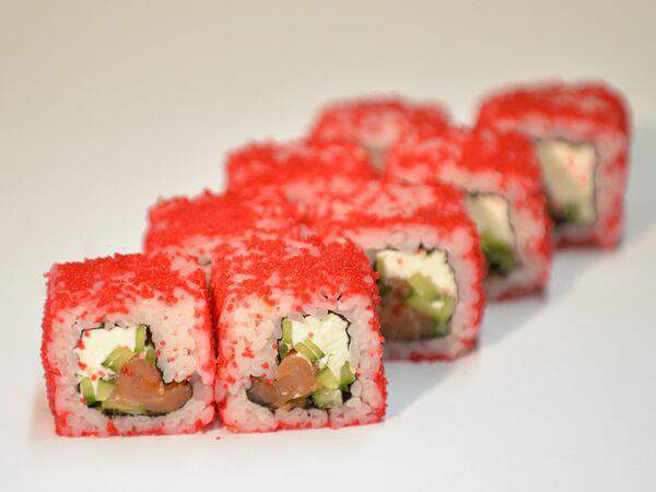 GoldenCook - Ролл Калифорния с лососем