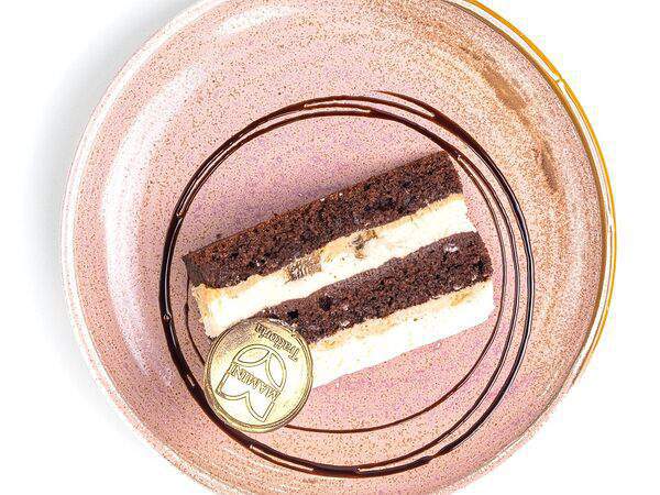 Мамини - Бананово-карамельное пирожное