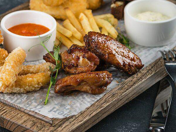 Кафе Миндаль - Крылышки Барбекю