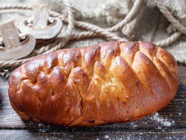 Kinza - Пирог с курицей и грибами