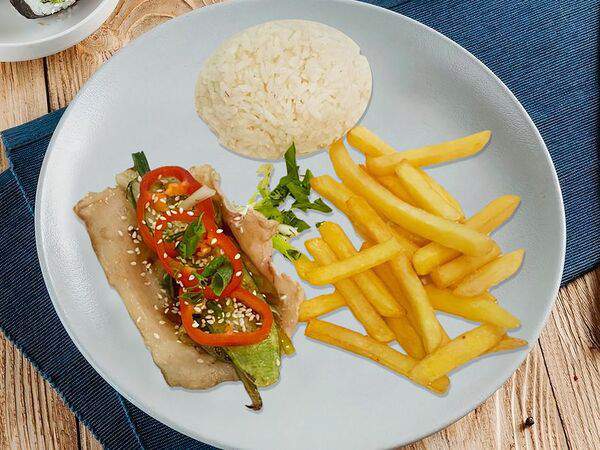 Ариран - Кальмар, жаренный с овощами