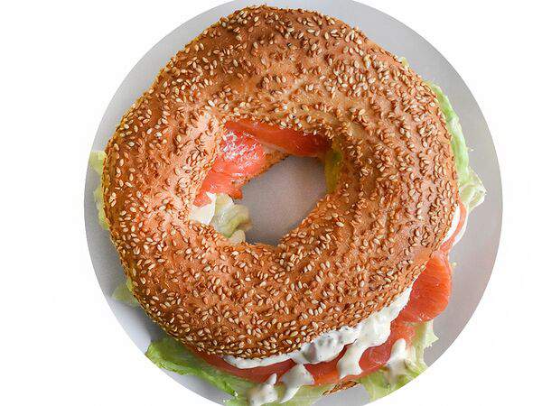 Дом еды - Симит с лососем