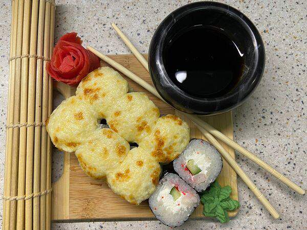 Скушай Суши - Запеченный ролл ашира