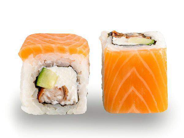 Суши Сет Бэнто - Ролл Филадельфия с угрем