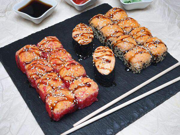 Тунец Суши-бар - Сет Горячие головы