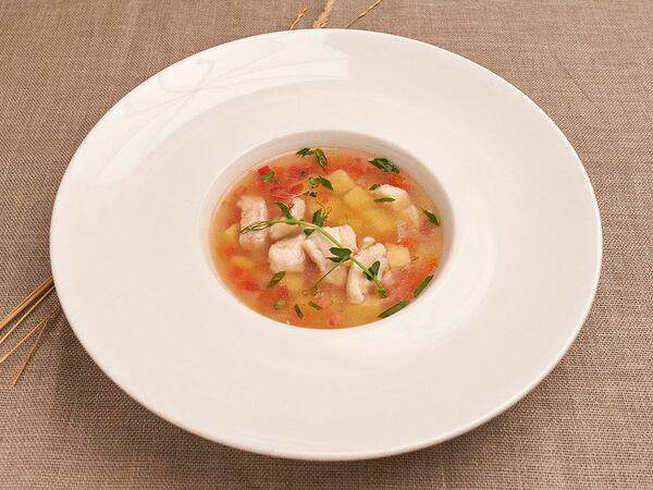 Диет  меню - Уха из судака