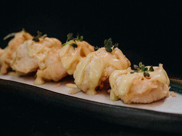 Koi sushi bar - Креветки в соусе Васаби