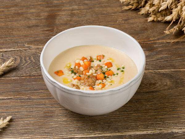 Donna Olivia - Сливочный куриный суп с польпетте