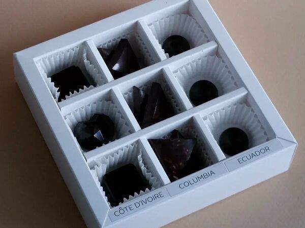 Хлебофф и Булкин - Набор конфет Шоколадный сомелье 3 вида какао