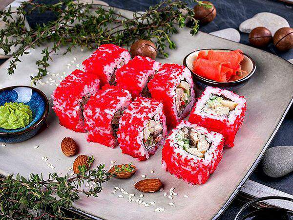 Дом роллов - Калифорния с угрем