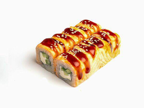 Суши маркет Кухня Солнца - Запеченный ролл Филадельфия