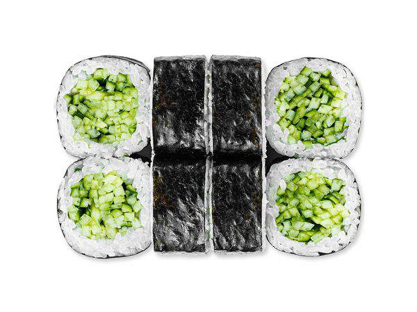 Белый рис - Ролл с огурцом