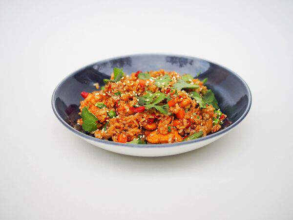 Coffeeline - кофе и еда - Рис в паназиатском стиле с курицей