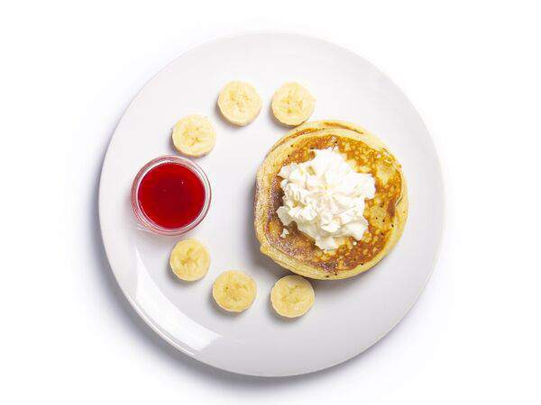 Ред-Буфет - Панкейки с бананом