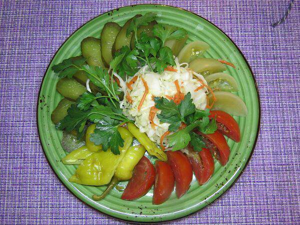 Дом с мезонином - Соленые овощи