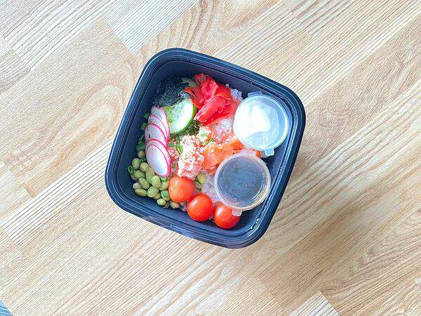 Даблби - Поке с лососем