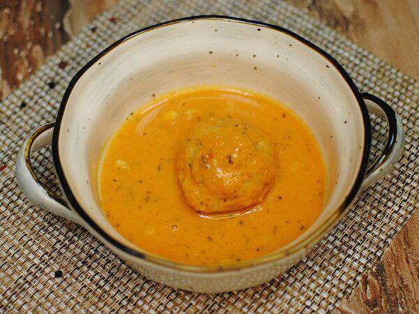 Окрошка - Кнели из индейки в соусе по-милански