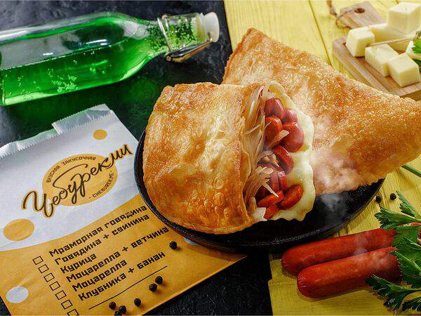 Чебурекми - Чебурек с сосиской и картошкой