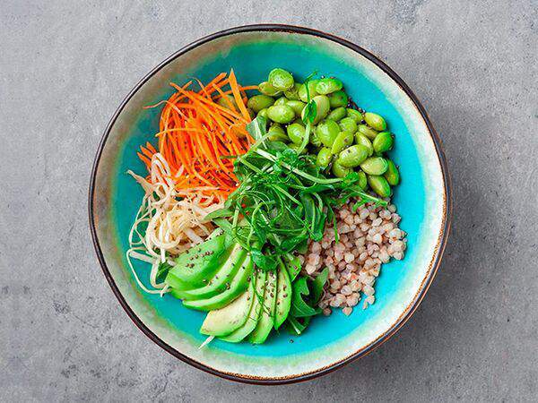 Гриль-бар42 - Вегетарианский боул с зеленой гречкой