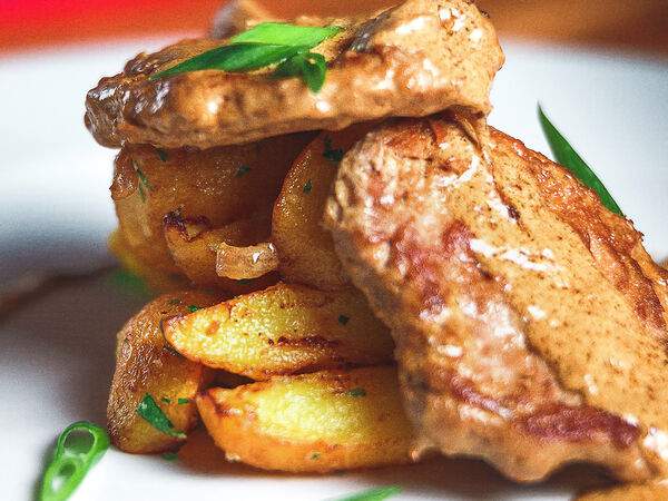 Вобла - Медальоны из cвинoй вырезки