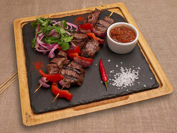 Диет  меню - Шашлык из говяжьей вырезки