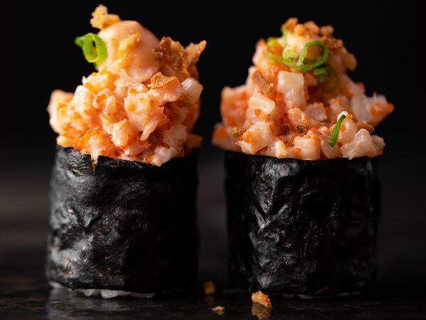 Godzilla sushi - Гункан с креветкой