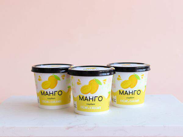 Натуральное мороженое Creme & Caramel - Сорбет манго