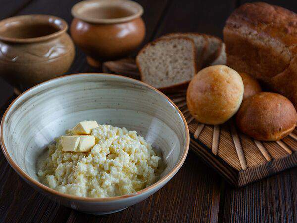 Околица трактир - Каша пшенная по-деревенски