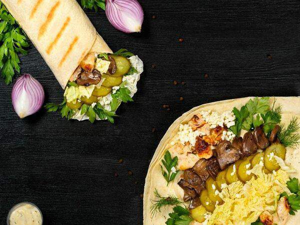 Шаурмаркет на углях - Шаурма №6 А-ля Жюльен большая