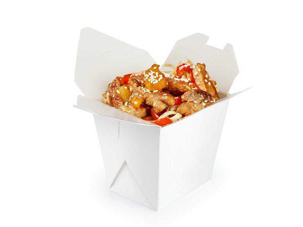 Пицца Феникс - Лапша пшеничная с овощами и свининой