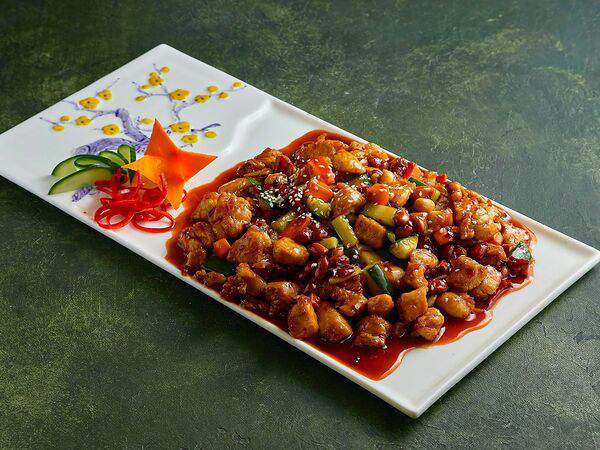 Кафе Али - Острая курица с арахисом