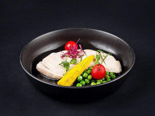 Fit appėtit - Куриное филе су-вид в бульоне с овощами