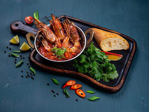 Бумбараш - Чахохбили с креветками