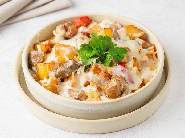 Доставкин - Горячая сковородка со свининой