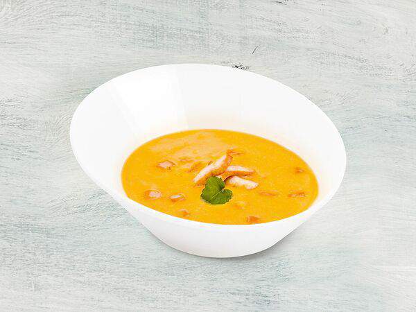 Суши сан - Суп-Пюре из тыквы с куриной грудкой