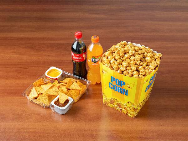 Синема Парк - Комбо Все включено с карамельным попкорном